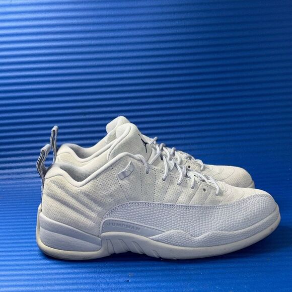 Size 8.5- Men’s Nike Air Jordan 12 Retro Low 308317-002 Wolf Grey Shoes - Picture 1 of 8